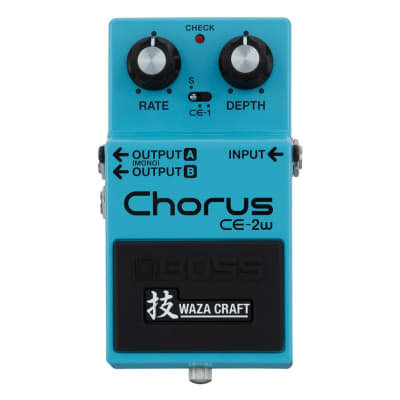 Reverb.com listing, price, conditions, and images for boss-ce-2w-chorus-waza-craft