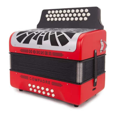 Compadre EAD Accordion (Red) with Gig Bag image 4