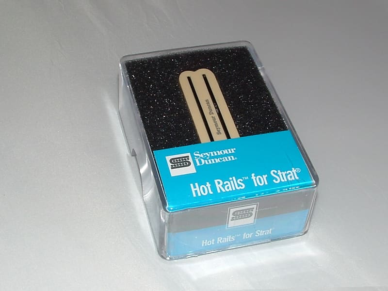 Seymour Duncan SHR-1 Hot Rails for Strat Neck Pickup (Cream) - SHR-1n Cream image 1