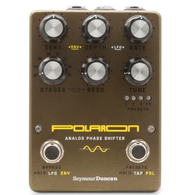 Seymour Duncan 11900-018 Polaron Analog Phase Shifter Guitar Effects Pedal for sale