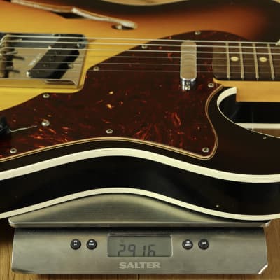 Fender Custom Shop Ltd Edition 60s Thinline  Tele Custom Journeyman Relic 3 Tone Sunburst CZ541140 image 16