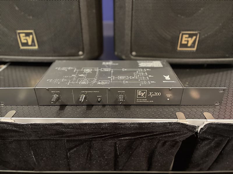 EV SX200①♡ Electro-Voice SX-200 Speakers (1 x pair) + controller Black