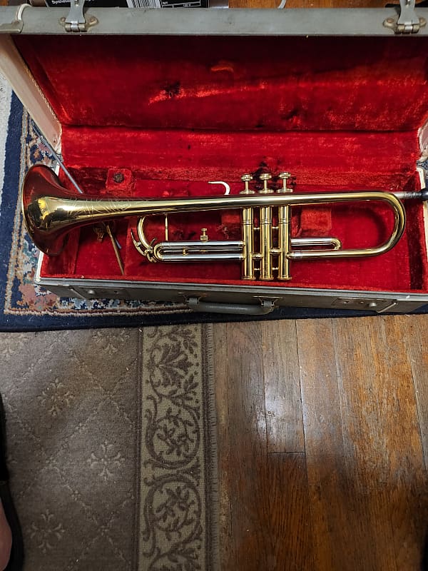 Hallmark Trumpet 1960's Brass image 1