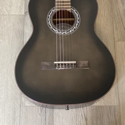 Dean Espana Classical Acoustic Guitar Solid Spruce top blackburst image 2