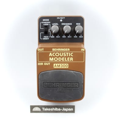 Behringer AM300 Acoustic Modeler Guitar Effect Pedal S1000154604 image 1