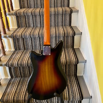 Goya Panther S2 Solid Body Electric Made by Galanti in Italy OHSC 1967 - Sunburst image 12