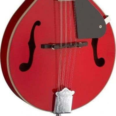 Immagine Stagg Model M20 RED A Style Red Finish Bluegrass Mandolin with Geared Tuners - 1