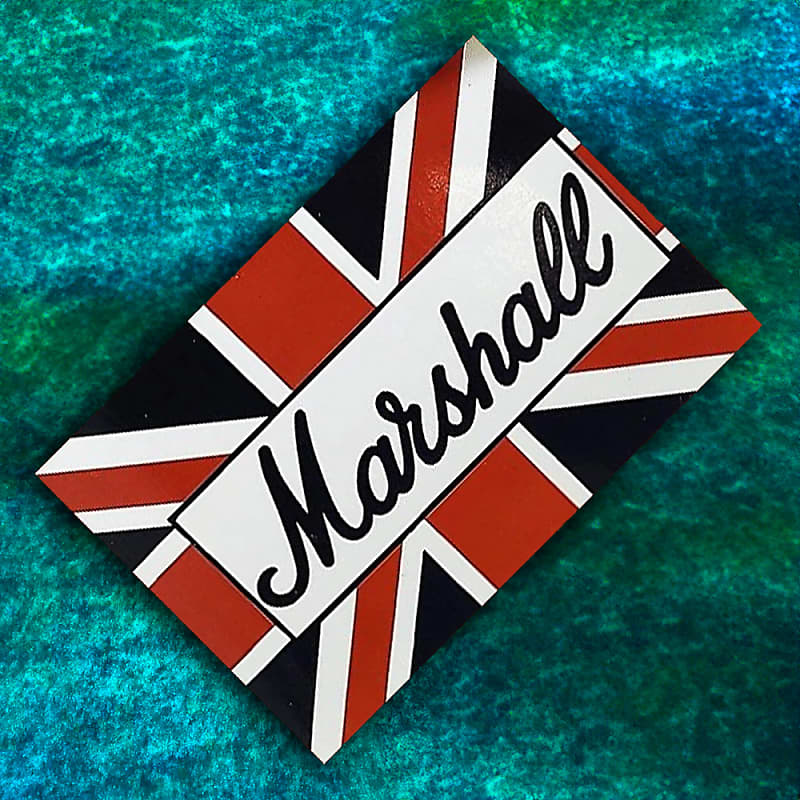 MARSHALL AMPLIFICATION "UNION JACK" STICKER INSANELY RARE Reverb