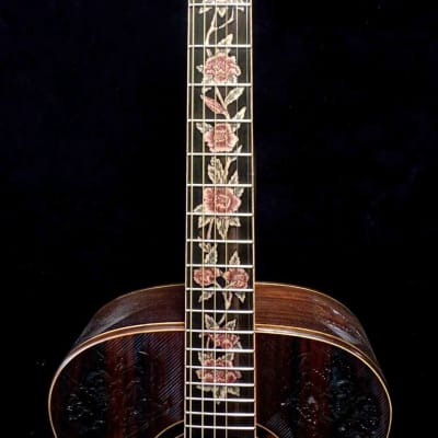 Blueberry Handmade Grand Concert Guitar - Balinese Rosewood Body image 9