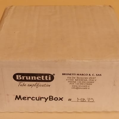 Brunetti Mercury Box Fluid Overdrive w/box, manual & bag image 9