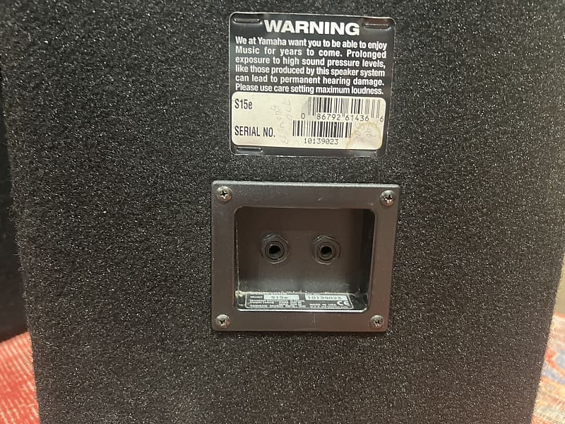 Yamaha EMX620 Powered Mixer - 1990'S BLACK and Yamaha S15E PA | Reverb