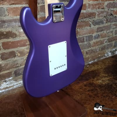 Nashville Guitar Works NGW135 Custom S-Style w/ Nitro Satin Finish (2021, Royal Purple Metallic) image 15