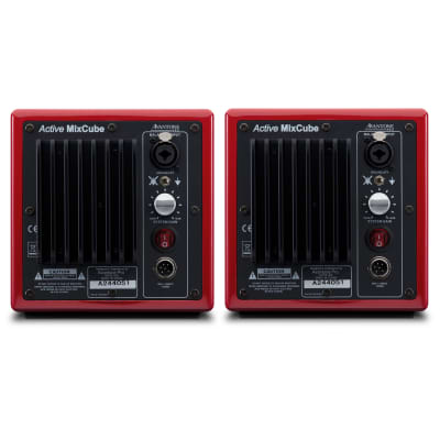 Avantone Pro Mixcube Active Mini-Reference Monitor Speaker (Pair), Red image 2