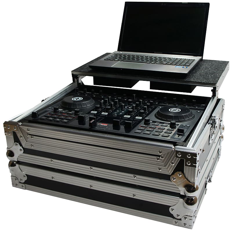 Harmony HCTKS4LT Flight Glide Laptop Stand Road Travel DJ Custom Case Gemini G4V image 1