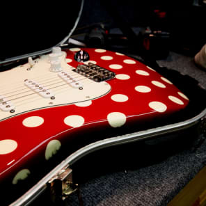 RARE 1996 Buddy Guy Signature Fender Stratocaster Red/White Polkadot image 6