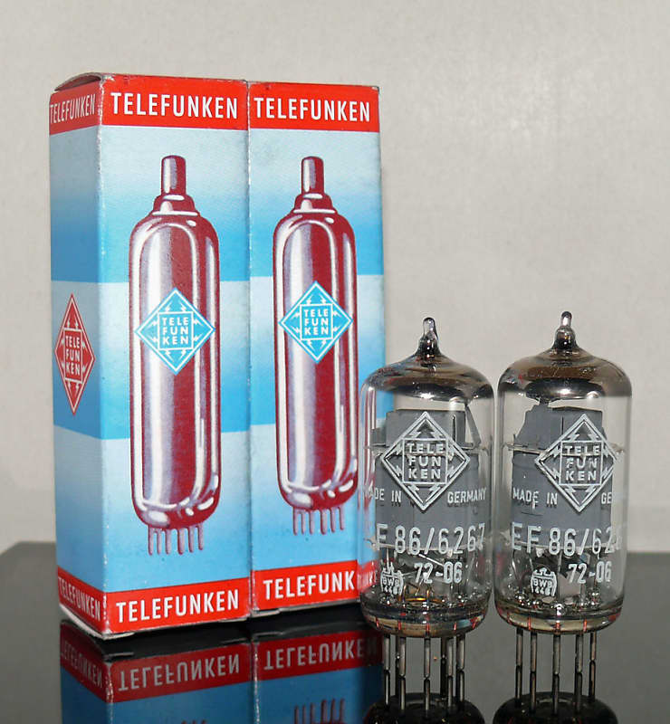 Telefunken Röhre EF86 EF806s 6267 matched pairs | Reverb Canada