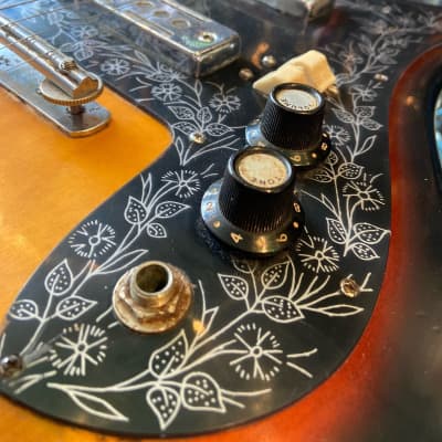 Teisco Sunburst ET-200 Checkmate Tulip image 3