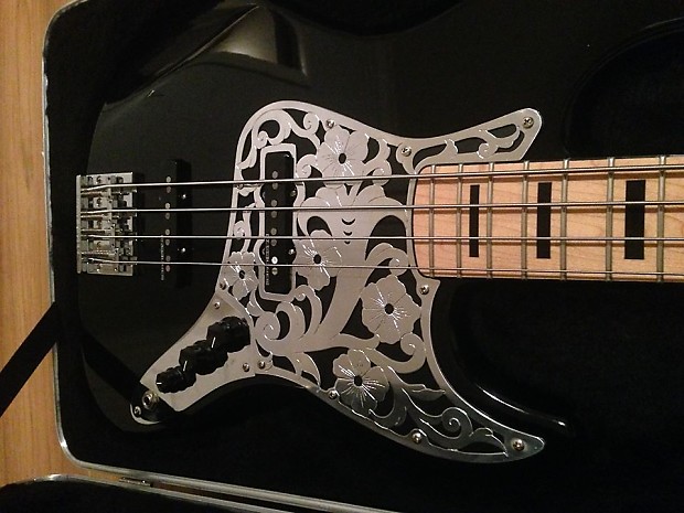 Fender jazz bass deals custom pickguard