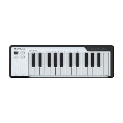 Arturia MicroLab - 25 Key USB MIDI Keyboard Controller - Black image 1