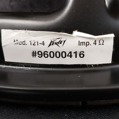 Peavey 121-4, 10" 4 ohm - Bass Cab Speaker - 810 TVX, 410 TVX, 210 TVX image 3