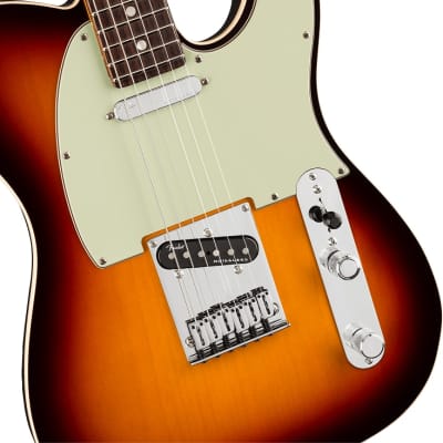 Fender American Ultra Telecaster Electric Guitar. Rosewood FB, Ultraburst image 4