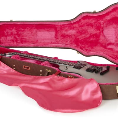 Gator Cases - GW-LP-BROWN - Gibson Les Paul® Guitar Deluxe Wood Case, Brown image 4