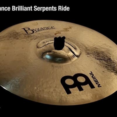 Meinl Byzance Brilliant Serpents Ride Cymbal 21 image 1