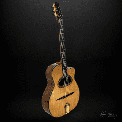 Whitney ‘Vagabond’ Grande Bouche Gypsy Guitar Selmer-style image 4