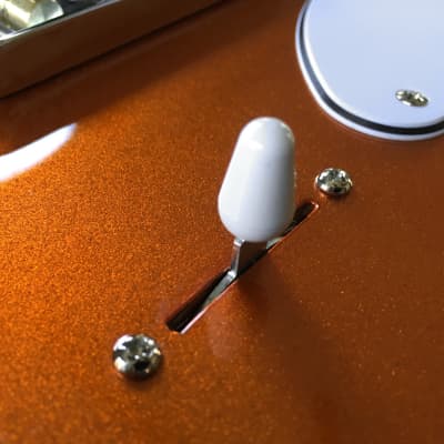 Rosenow Rapid Line 25.5" - Monarch Orange Metallic - Blackwood Tek - Offset Body Electric Guitar image 5