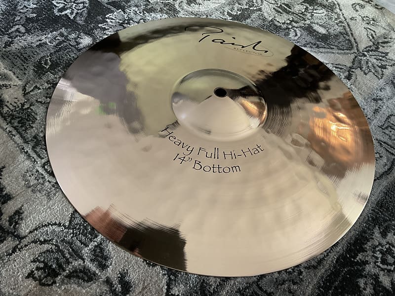 Paiste 14” Signature Reflector Heavy Full Hi-Hat Bottom | Reverb