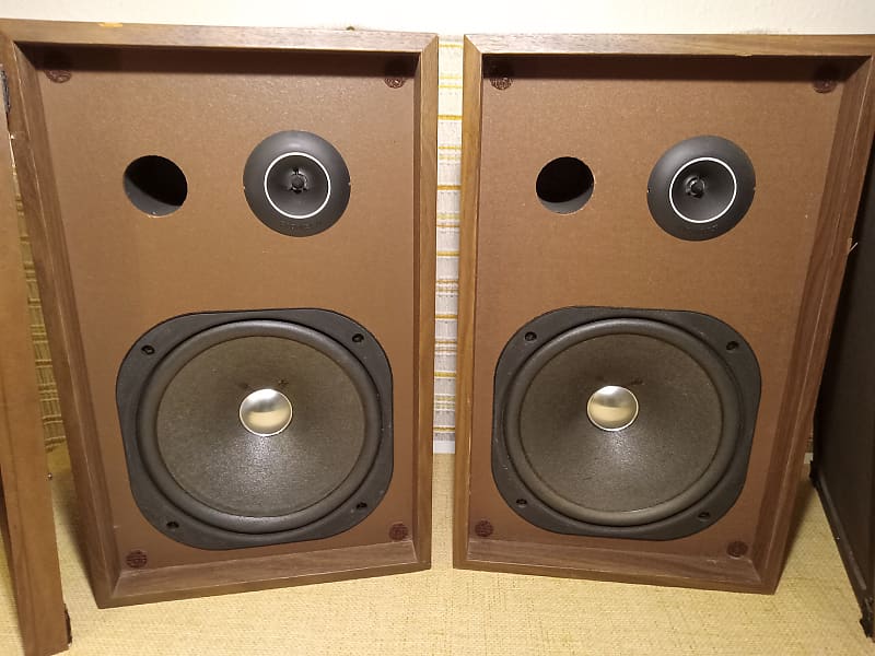 Vintage Pioneer CS-411 2 Way Wooden Floor Speakers (30W 8 Ohms