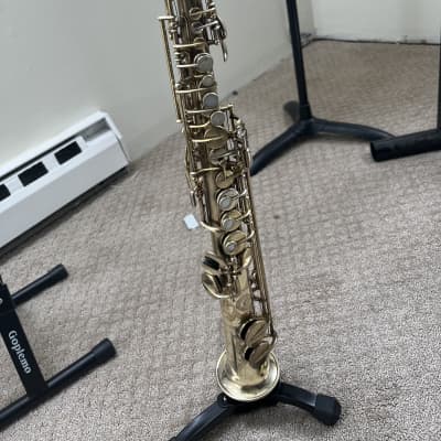 Selmer Vintage serial 1895 silver gold plated soprano saxophone (overhauled) image 1