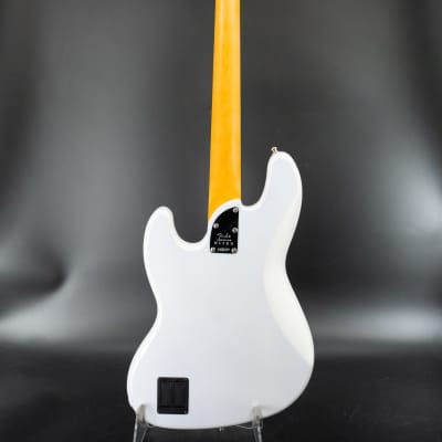 Fender American Ultra Jazz Bass - Rosewood Fingerboard - Arctic Pearl - Ser. US23095695 image 6