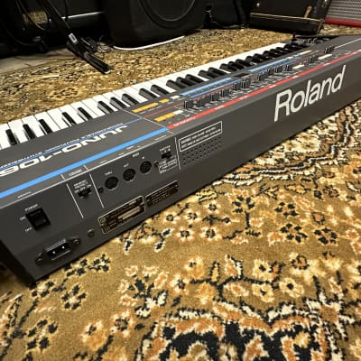 Roland Juno-106 61-Key Programmable Polyphonic Synthesizer 1985 w/ Box (2nd owner) image 8