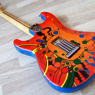 TPP Billy Corgan 78' "Smashing Pumpkins" Fender Mexican 70's Re-issue Stratocaster Tribute image 3