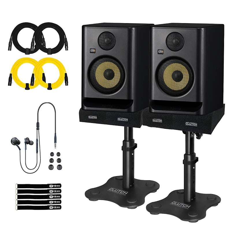KRK Rokit RP5 G5 5" Studio Monitors 2-Pack with Desktop | Reverb