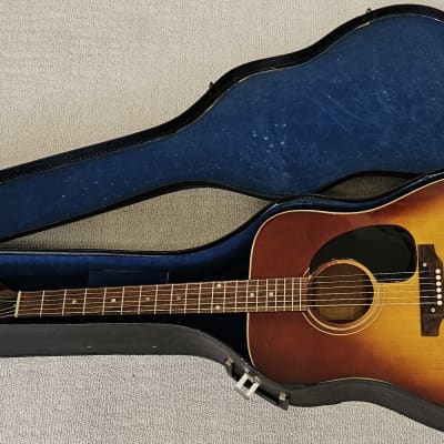 1968 Gibson J-45 ADJ Deluxe Cherry Sunburst Dreadnought Vintage Acoustic Guitar image 24