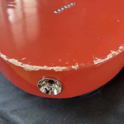 Fender Telecaster Partscaster, MJT Body, Bigsby, Fiesta Red, Vintera Neck, 50s Relic Road Worn Guitar, Nitro Lacquer image 19