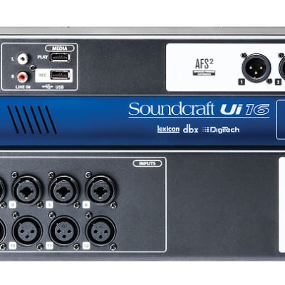 Soundcraft Ui16 Remote Controlled Digital Mixing System image 1