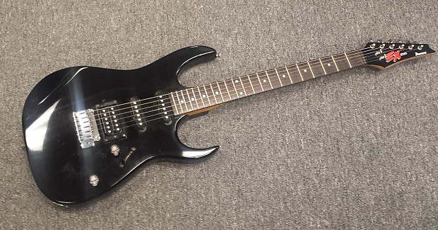 1992 Ibanez EX140 Electric Guitar Black