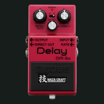 Reverb.com listing, price, conditions, and images for boss-dm-2w-delay-waza-craft