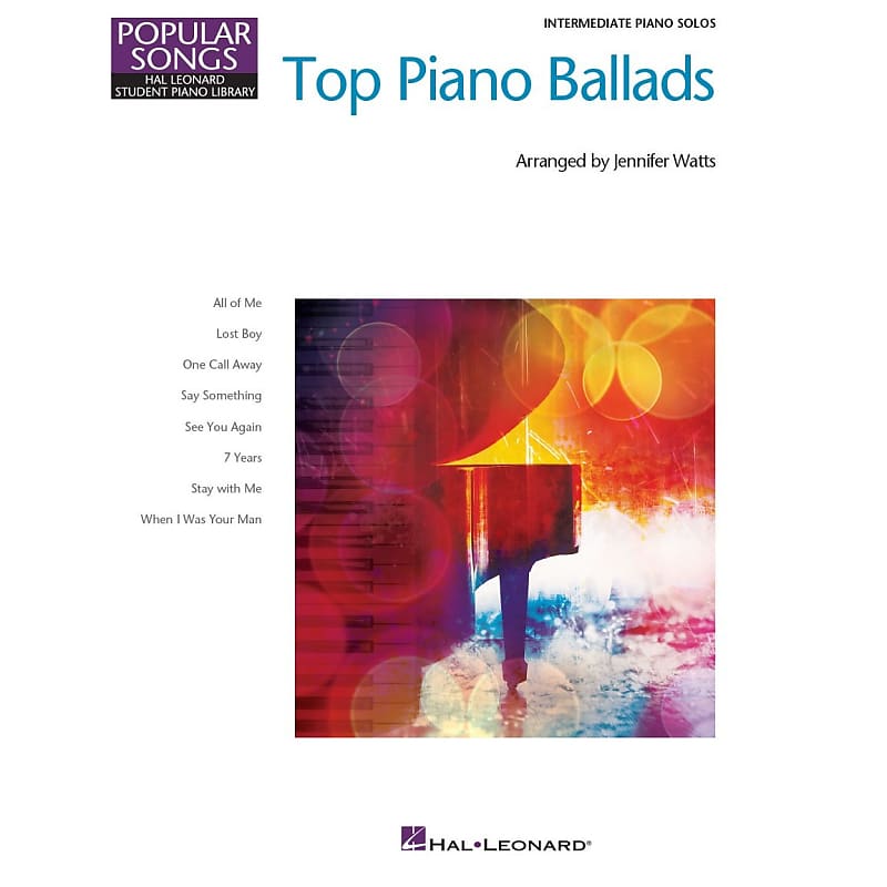 Top Piano Ballads - 8 Great Arrangements (Intermediate Piano Solo) image 1