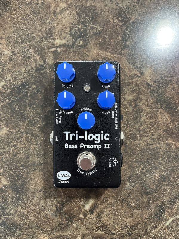 ベース EWS Tri-logic Bass Preamp II E.W.S. Tri-Logic Bass Preamp 2 – Angel City Guitars