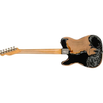 Fender Joe Strummer Signature '66 Telecaster Rosewood Fingerboard - Black over 3-Color Sunburst image 5