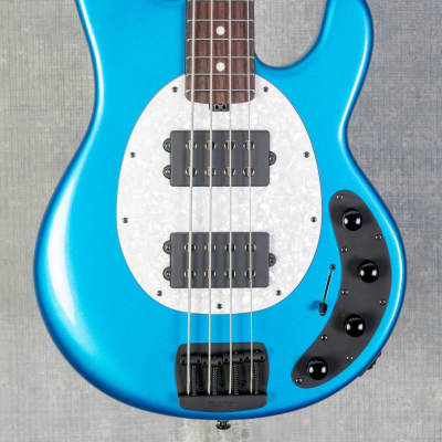 Music Man StingRay HH Special Speed Blue Bass for sale