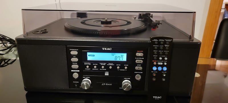 TEAC LP-R400 Turntable CD Recorder and Radio w/Remote&Manual