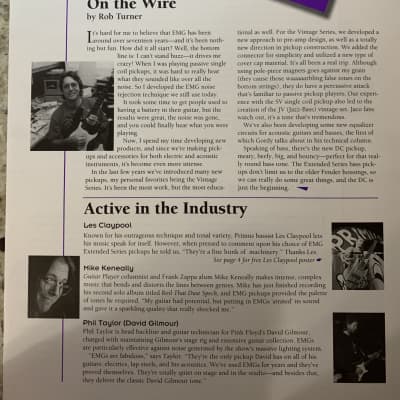 EMG Catalog Brochures Pickup Lines Vintage H 85 89 image 19