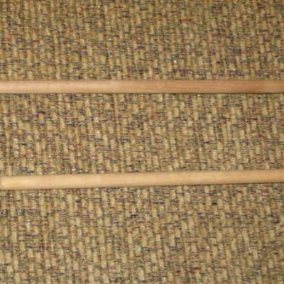 ONE pair new old stock (with packaging) Encore Mallets by Dan Lidster 103B, Oval Hard Rubber Black HEAD (unwound) / Birch Dowel HANDLES, from around 2019, made in USA image 12