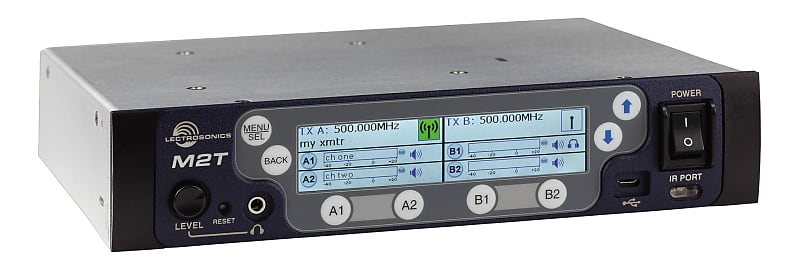 Lectrosonics M2T-LECTROSON-RST-02 Wireless IEM and IFB Transmitter image 1