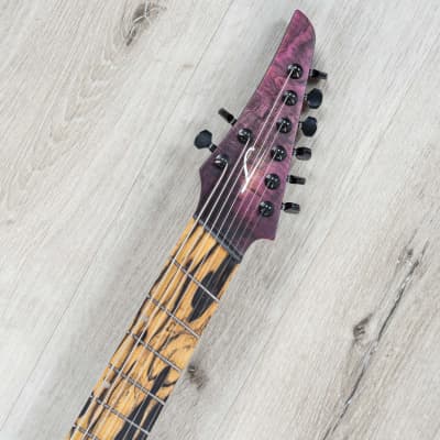 Legator Ninja N8FX Multi-Scale 8-String Guitar, Ebony, Fluence Pickups, Ruby image 8